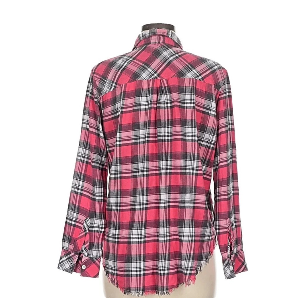 Rails Pink and Gray Plaid Flannel Shirt - Picture 2 of 11
